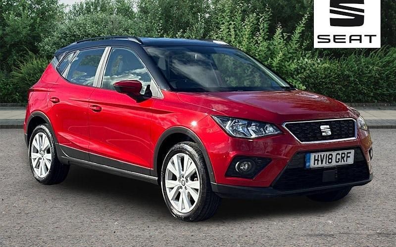 Used Seat Arona SE Technology 95 HP (69 kW) 2018 Desire red SUV
