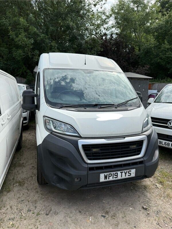 White Used 2019 Peugeot Boxer Van | £4,500 - Image 1/4