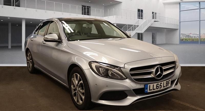 Silver Used 2015 Mercedes C350e Premium Sedan | £9,895 (Fair price) - Image 1/4