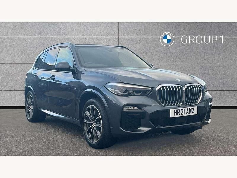 Grey Used 2021 BMW X5 M Sport SUV | £41,195 (Fair price) - Image 1/4