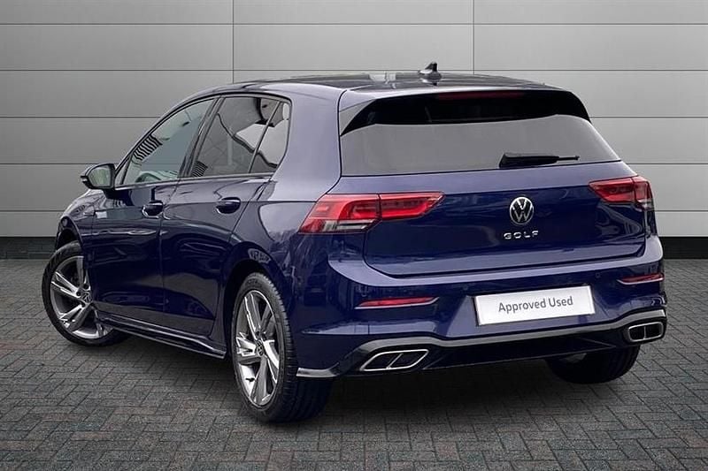 Used VW Golf VII R-line 150 HP (110 kW) 2021 Blue Hatchback