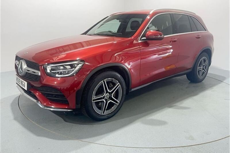 Red Used 2019 Mercedes GLC220 AMG line SUV | £21,999 (Good price) - Image 1/4