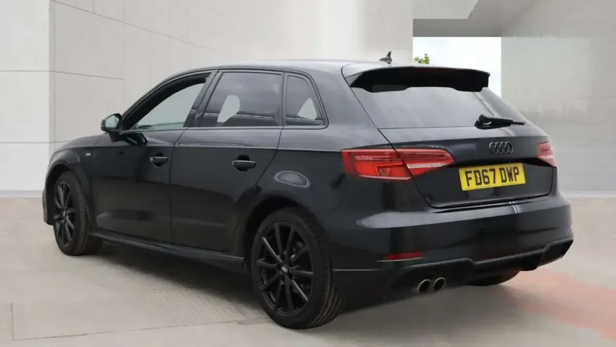 Used Audi A3 Sportback Black Edition 150 HP (110 kW) 2017 Black Hatchback