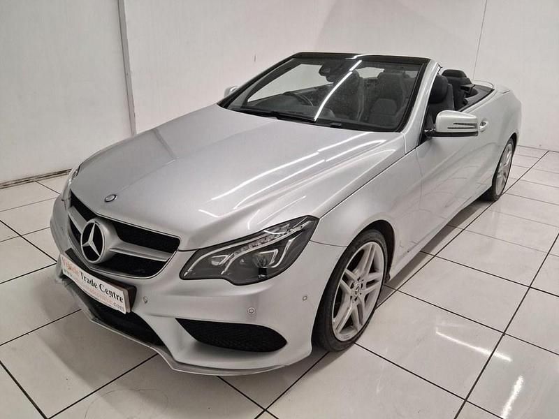Used Mercedes E250 AMG line 204 HP (150 kW) 2015 Silver Cabriolet