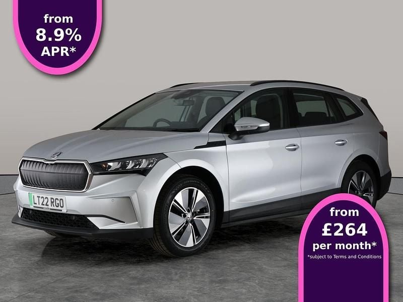 Silver Used 2022 Skoda Enyaq iV ecoSuite SUV | £18,617 (Fair price) - Image 1/3