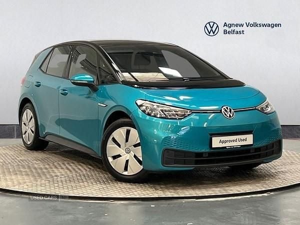 Turquoise Used 2021 VW ID.3 Pro Performance Hatchback | £13,450 (Good price) - Image 1/4