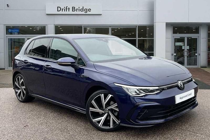 Blue Used 2022 VW Golf VIII R-line Hatchback | £20,495 (Fair price) - Image 1/4