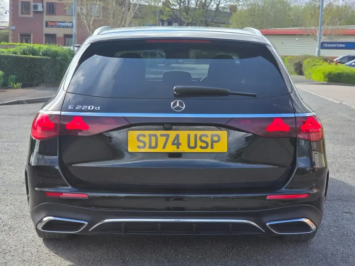 Used Mercedes E220 AMG line 2024 Black Estate