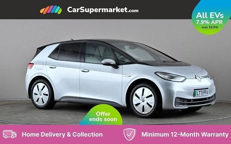 Silver Used 2021 VW ID.3 Pro Performance Hatchback | £13,197 (Fair price) - Image 1/2