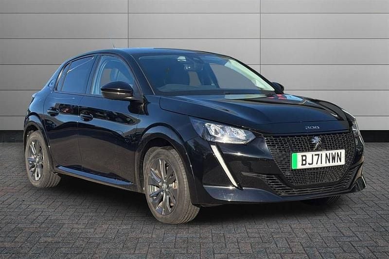 Used Peugeot e-208 Allure 100 kW (136 HP) 2021 Black Hatchback