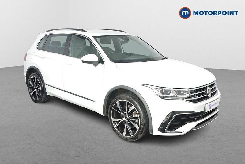 White Used 2023 VW Tiguan R-line SUV | £28,049 (Fair price) - Image 1/4