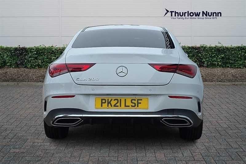 Used Mercedes CLA200 AMG Line Premium Plus 163 HP (119 kW) 2021 White Coupe