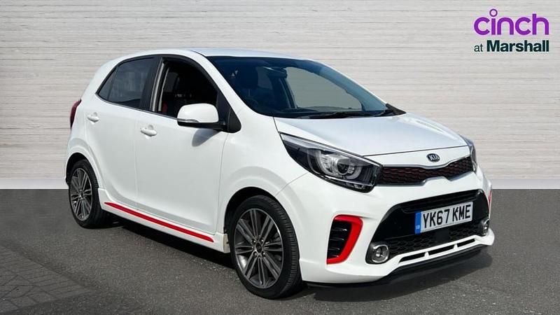 Used Kia Picanto GT-Line 66 HP (48 kW) 2017 White Hatchback