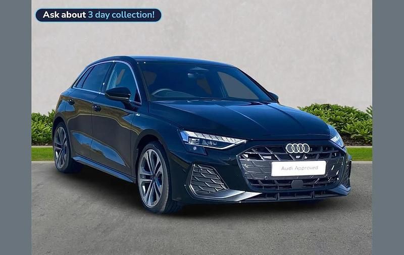 Used Audi A3 S-Line 147 HP (108 kW) 2025 Black Hatchback