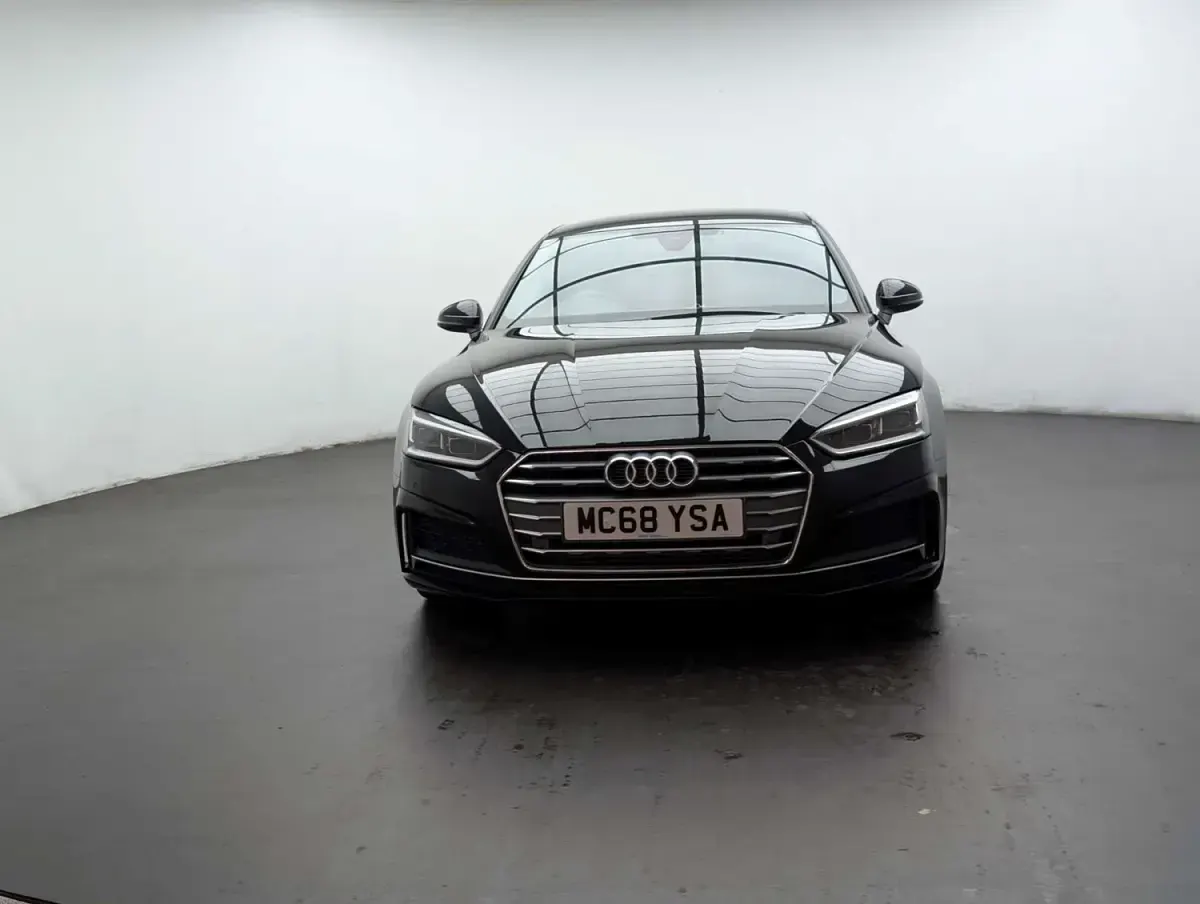 Begagnad Audi A5 S-Line 2019 Svart Sportkupé