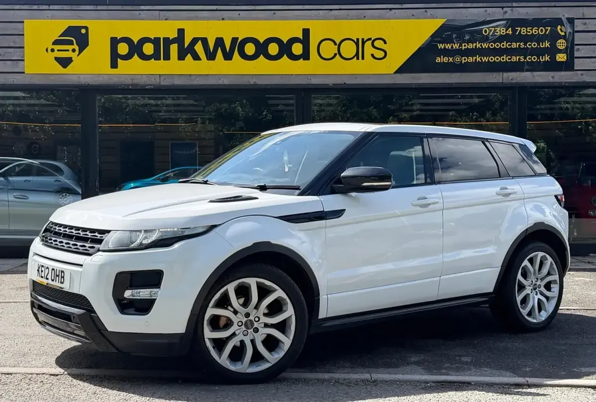 Used Land Rover Range Rover evoque Dynamic 2012 White SUV