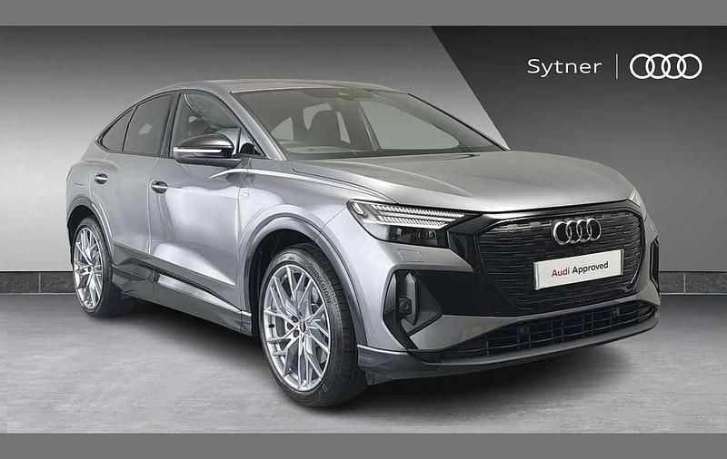 Grey Used 2023 Audi Q4 Sportback e-tron Advanced SUV | £37,000 (Super price) - Image 1/4
