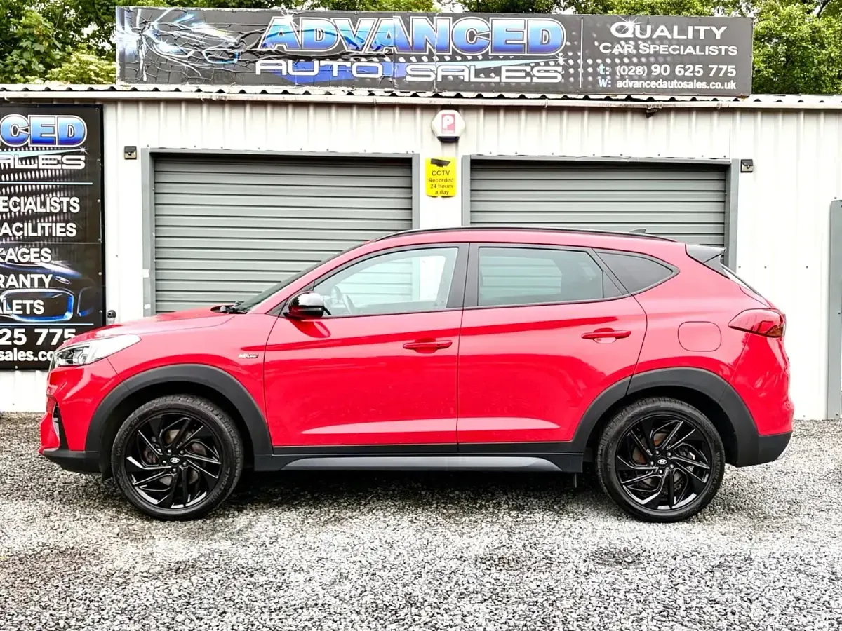 Used Hyundai Tucson N Line 177 HP (130 kW) 2019 Red SUV