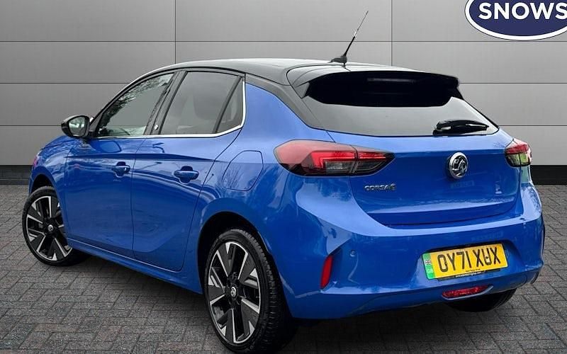 Used Vauxhall Corsa-e Elite 100 kW (136 HP) 2020 Blue Hatchback
