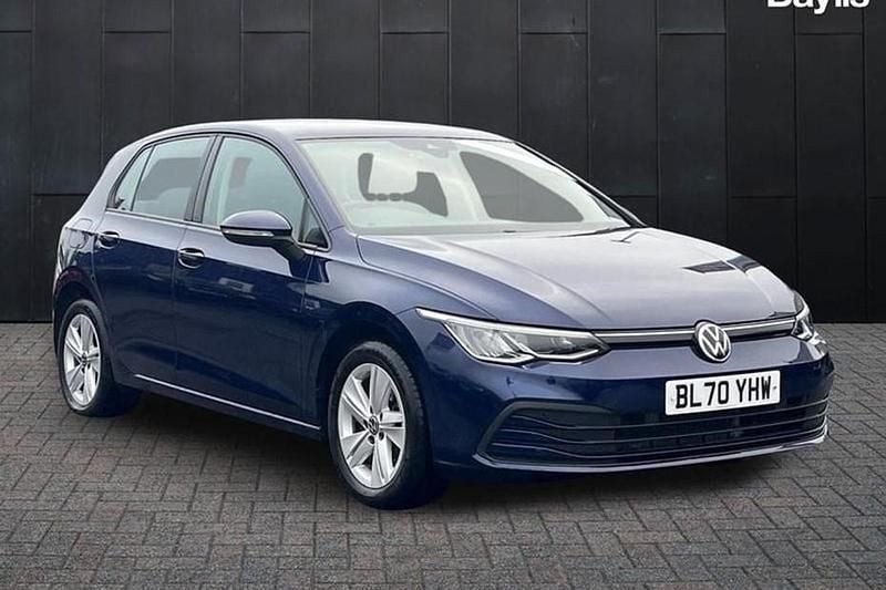 Used VW Golf VII Life 150 HP (110 kW) 2021 Blue Hatchback