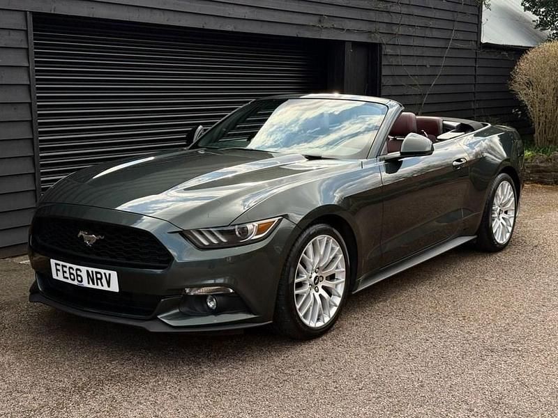 Used Ford Mustang Convertible 317 HP (233 kW) 2016 Green Cabriolet