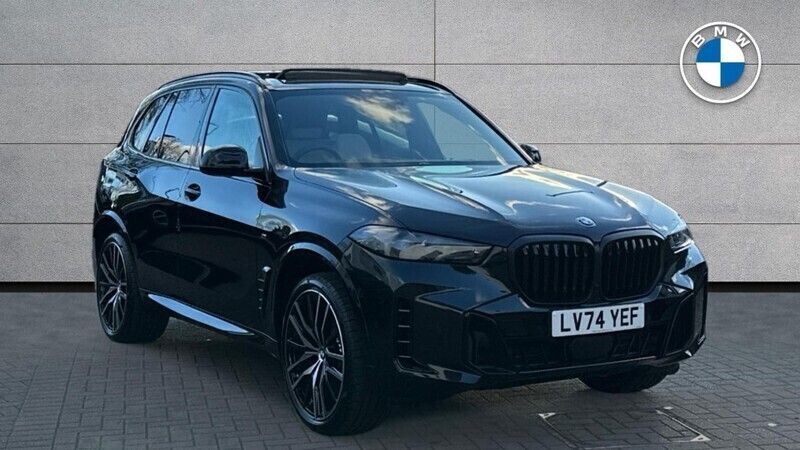 Black Used 2024 BMW X5 M Sport SUV | £69,685 - Image 1/4