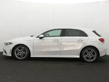Used Mercedes A200 AMG line 163 HP (119 kW) 2020 White Hatchback