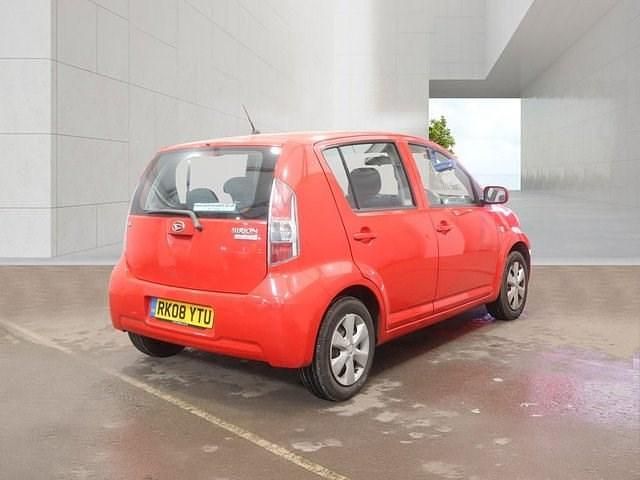 Used Daihatsu Sirion 69 HP (50 kW) 2008 Red Hatchback