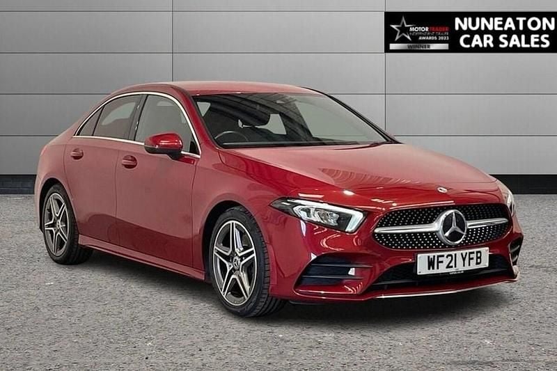 Red Used 2021 Mercedes A220 AMG line Sedan | £18,650 (Fair price) - Image 1/1