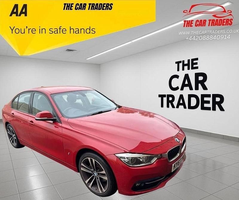 Red Used 2017 BMW 330e Sport Line Sedan | £9,488 (Good price) - Image 1/4