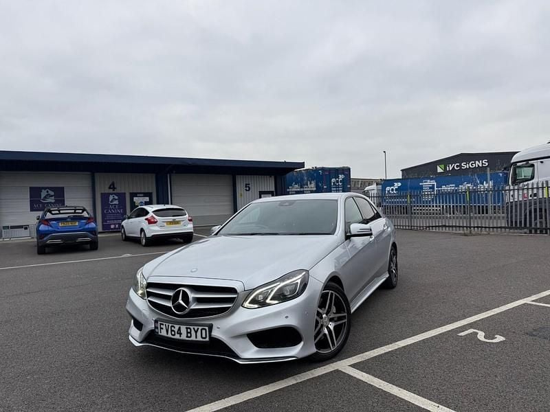Used Mercedes E350 AMG line 2014 Silver Sedan