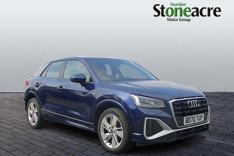 Blue Used 2021 Audi Q2 S-Line SUV | £15,495 (Fair price) - Image 1/1