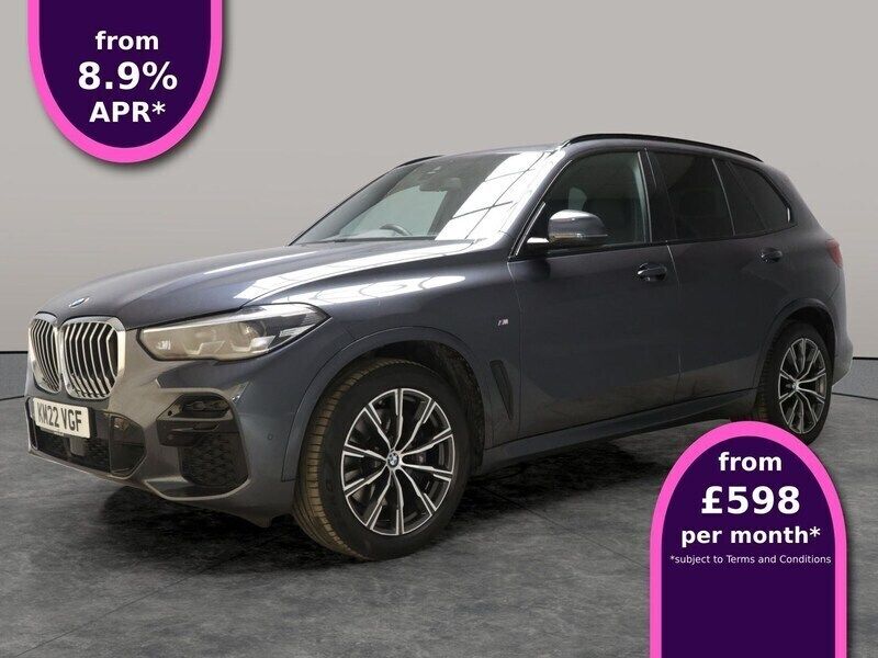 Grey Used 2022 BMW X5 M Sport SUV | £42,143 (Super price) - Image 1/3
