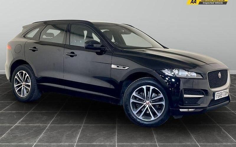 Black Used 2019 Jaguar F-Pace R-Sport SUV | £17,495 (Fair price) - Image 1/2