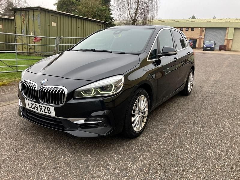 Used BMW 216 Active Tourer Luxury Line 116 HP (85 kW) 2019 Black MPV