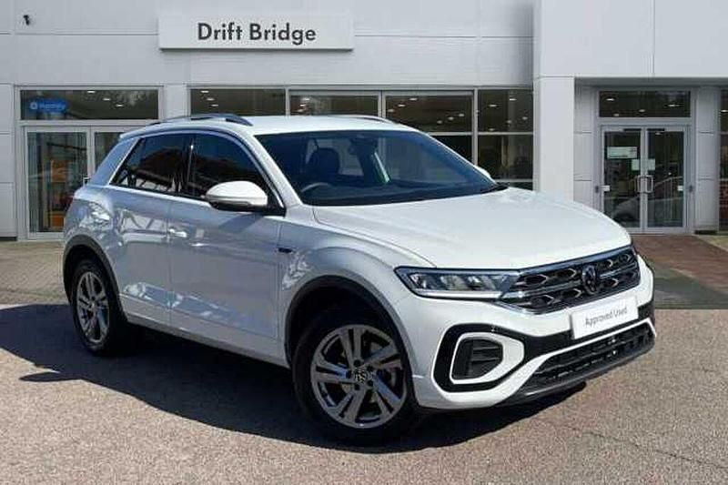 White Used 2025 VW T-Roc R-line SUV | £28,995 (A bit pricey) - Image 1/4