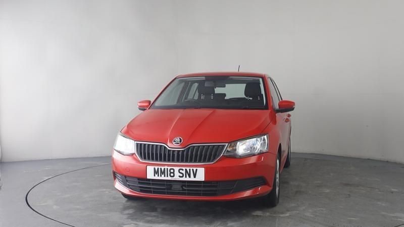 Used Skoda Fabia SE 110 HP (80 kW) 2018 Red Hatchback