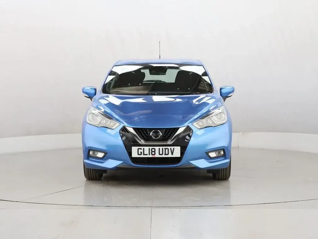 Used Nissan Micra Acenta 71 HP (52 kW) 2018 Blue Hatchback