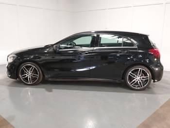 Used Mercedes A200 AMG line 136 HP (100 kW) 2017 Black Hatchback