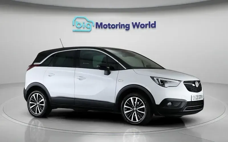 Used Vauxhall Crossland X Elite 131 HP (96 kW) 2020 White SUV