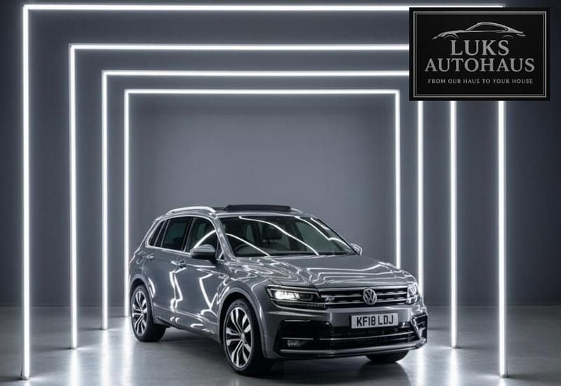Grey Used 2018 VW Tiguan R-line SUV | £16,895 (Good price) - Image 1/4