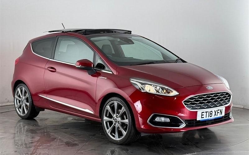 Red Used 2018 Ford Fiesta Vignale Hatchback | £11,300 (Fair price) - Image 1/3