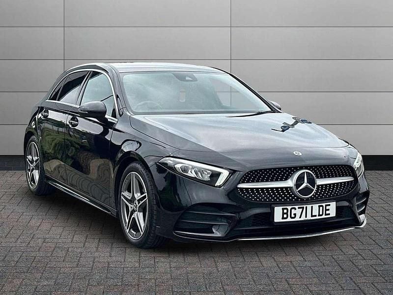 Black Used 2022 Mercedes A200 AMG line Hatchback | £20,495 (Fair price) - Image 1/2