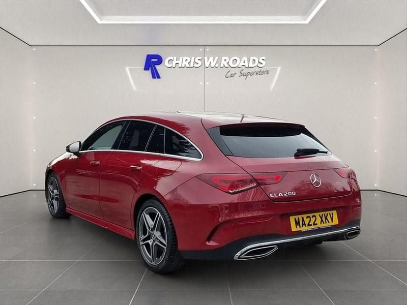 Used Mercedes CLA200 Shooting Brake AMG line 2022 Red Estate