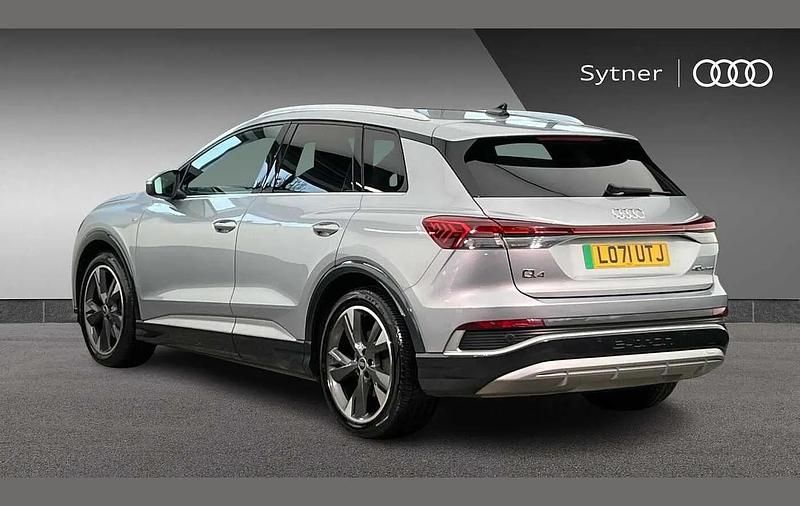 Used Audi Q4 e-tron S-Line 150 kW (204 HP) 2022 Silver SUV