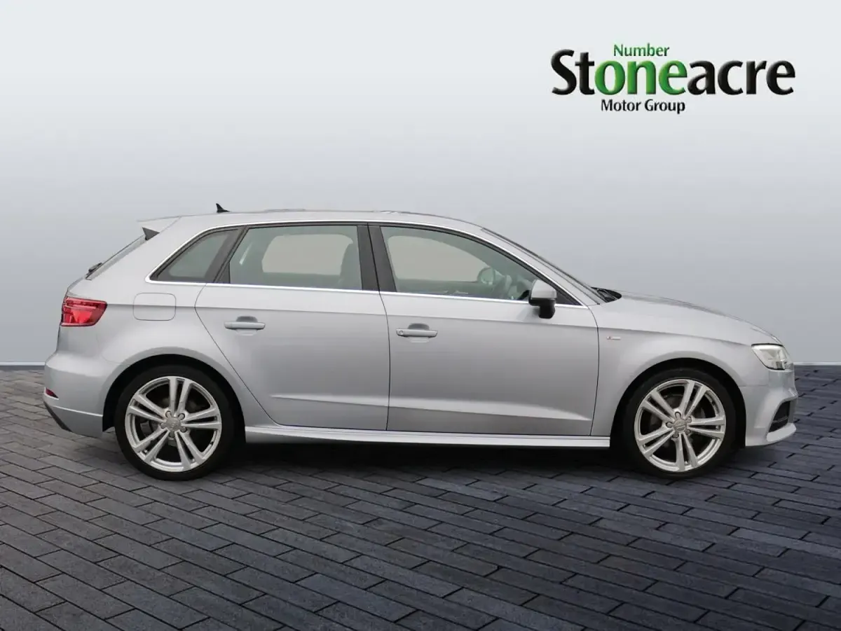 Used Audi A3 Sportback S-Line 150 HP (110 kW) 2019 Silver Hatchback