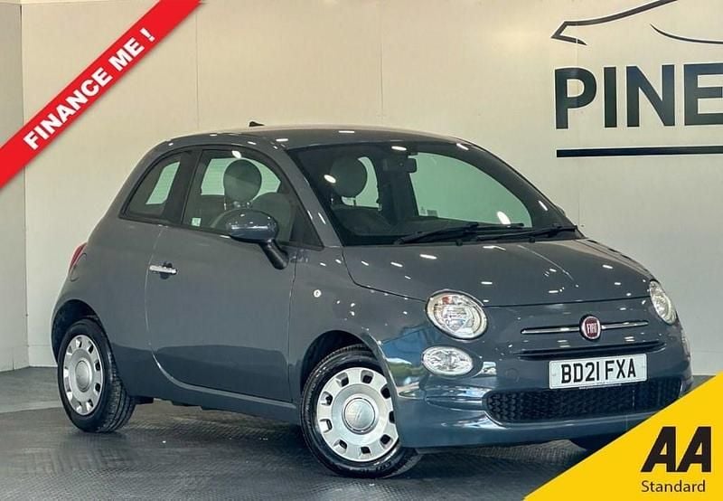 Grey Used 2021 Fiat 500 Pop Hatchback | £7,699 (Good price) - Image 1/3