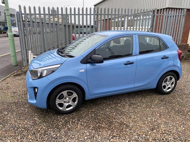 Used Kia Picanto 66 HP (48 kW) 2019 Blue Hatchback