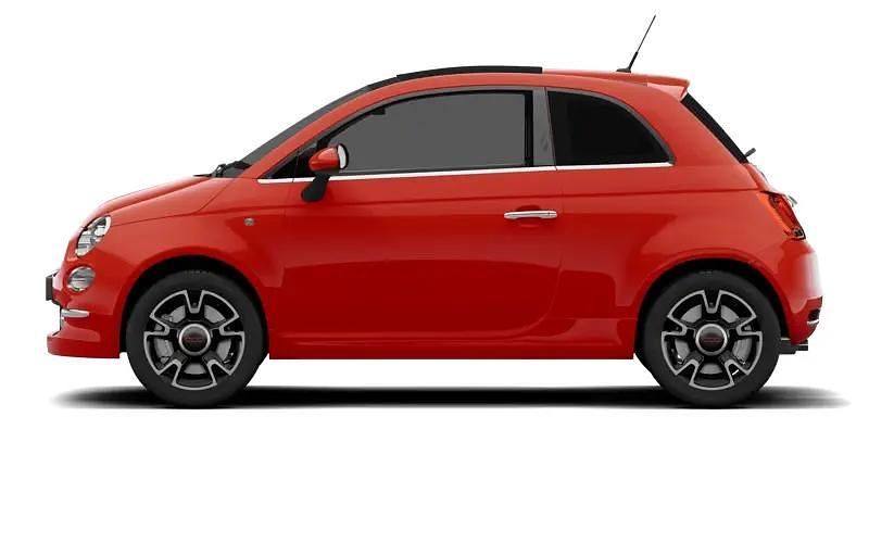 Used Fiat 500 Lounge 69 HP (50 kW) 2018 Red Hatchback