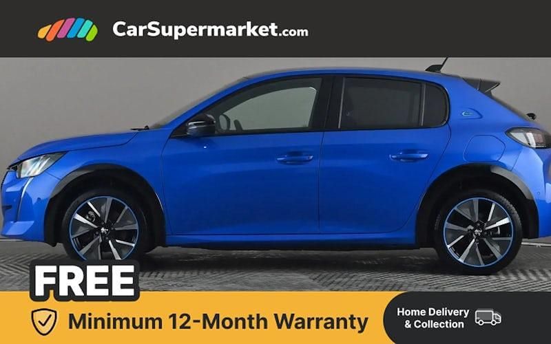 Used Peugeot e-208 Premium 100 kW (136 HP) 2022 Blue Hatchback